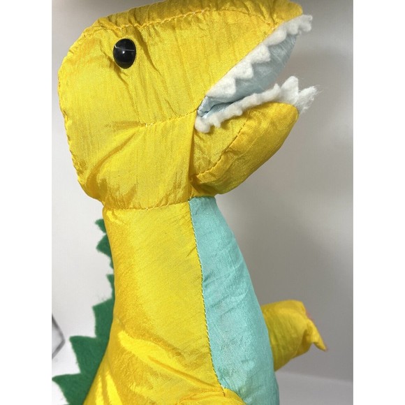 Bee International Vintage Nylon Polyester Dinosaur T- Rex Plush P9 - Picture 1 of 7
